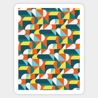 Whispers of Pastel Geometry Sticker